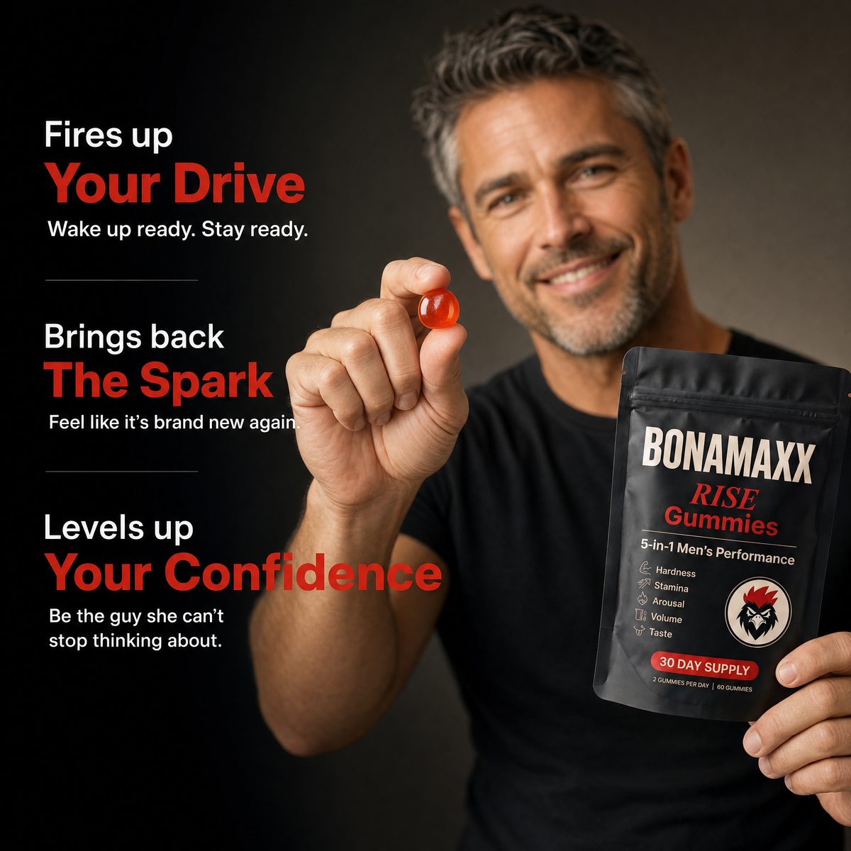 Fires up your drive, brings back the spark, levels up your confidence